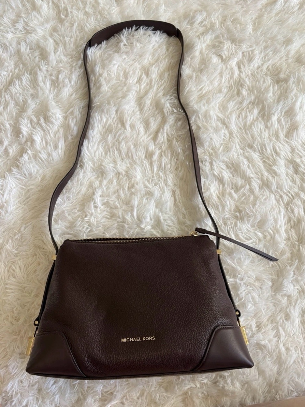 Michael Kors Crosby Medium Messenger, Barolo